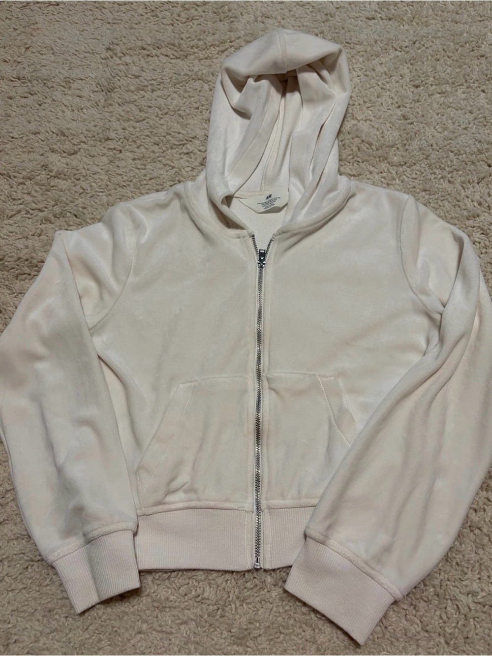 EUC - Girls H & M velour jacket size 8/10